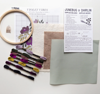 Violet Vibes Cross Stitch Kit