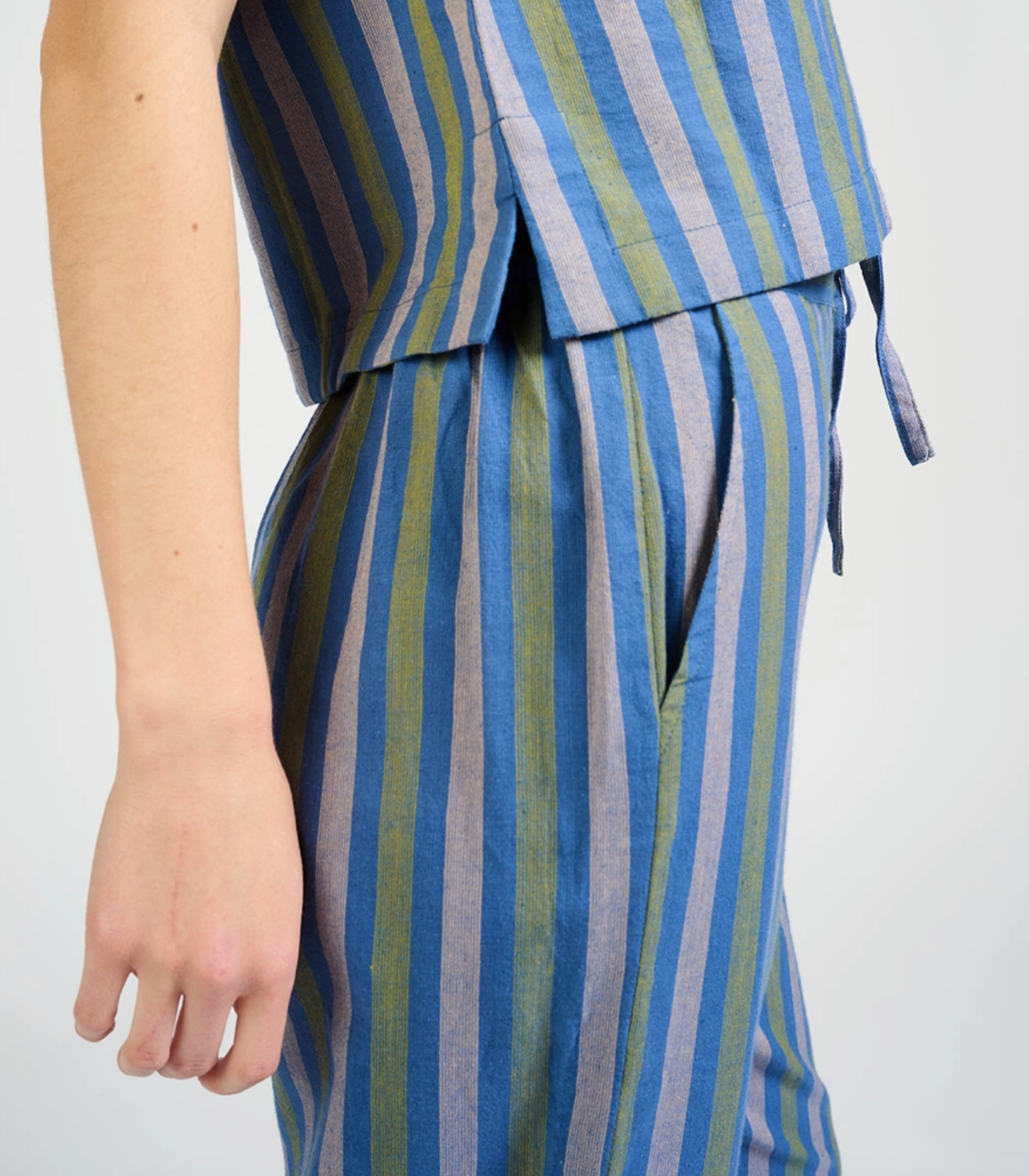 Emmy Stripe Drawstring Pant