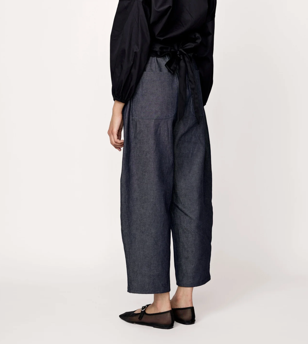 Laude Barrel Leg Denim - Dark