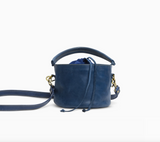 Lelo Leather and Suede Bucket Bag