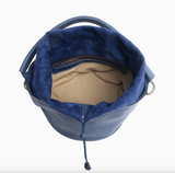 Lelo Leather and Suede Bucket Bag