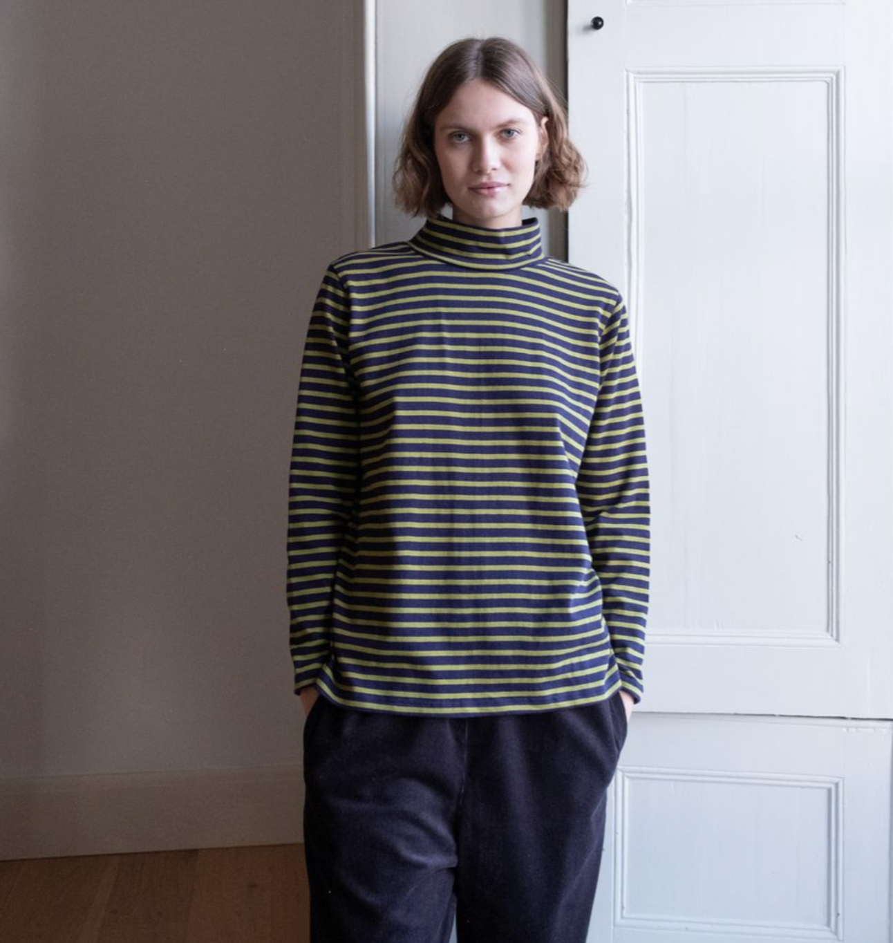 Joni Striped Turtleneck