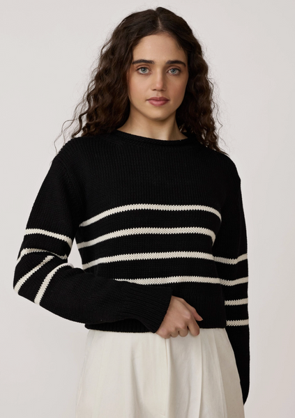 Cropped Field Sweater