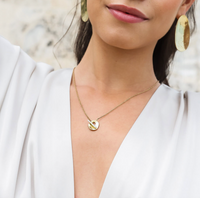 Oyster Lariat Necklace
