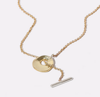 Oyster Lariat Necklace