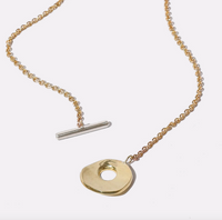 Oyster Lariat Necklace