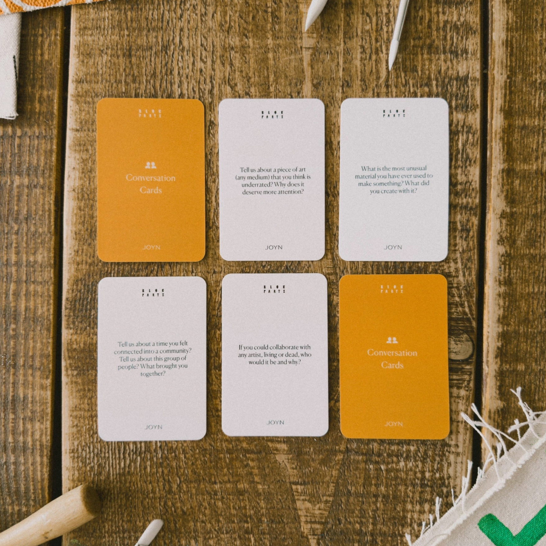 Blok Parti Conversation Cards