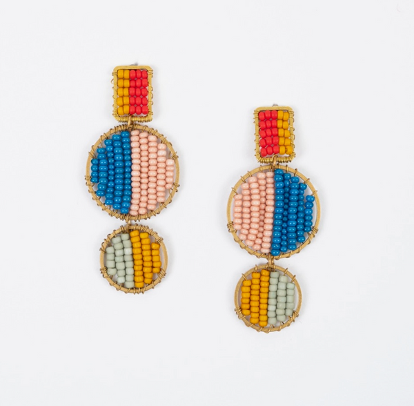 Mod Block Earrings