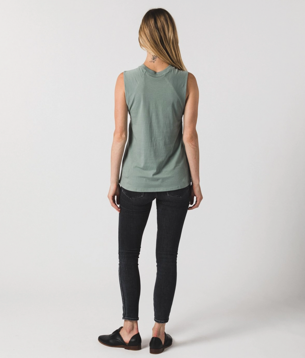 Muscle Tank - Sage