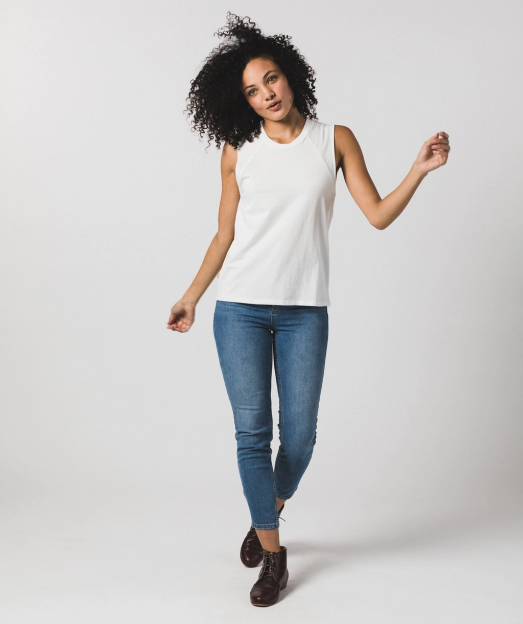 Muscle Tank - White