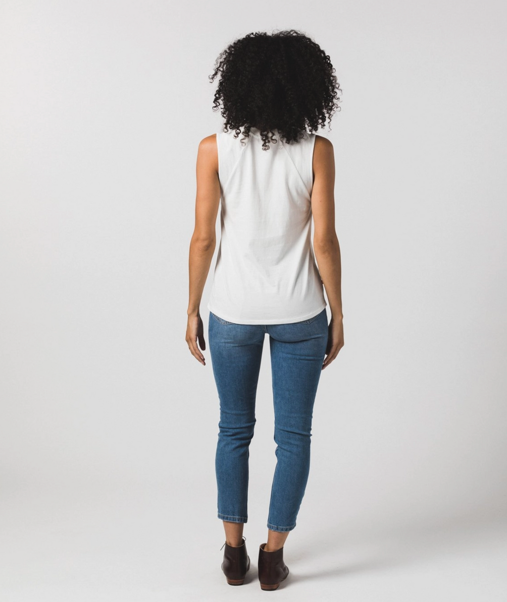 Muscle Tank - White