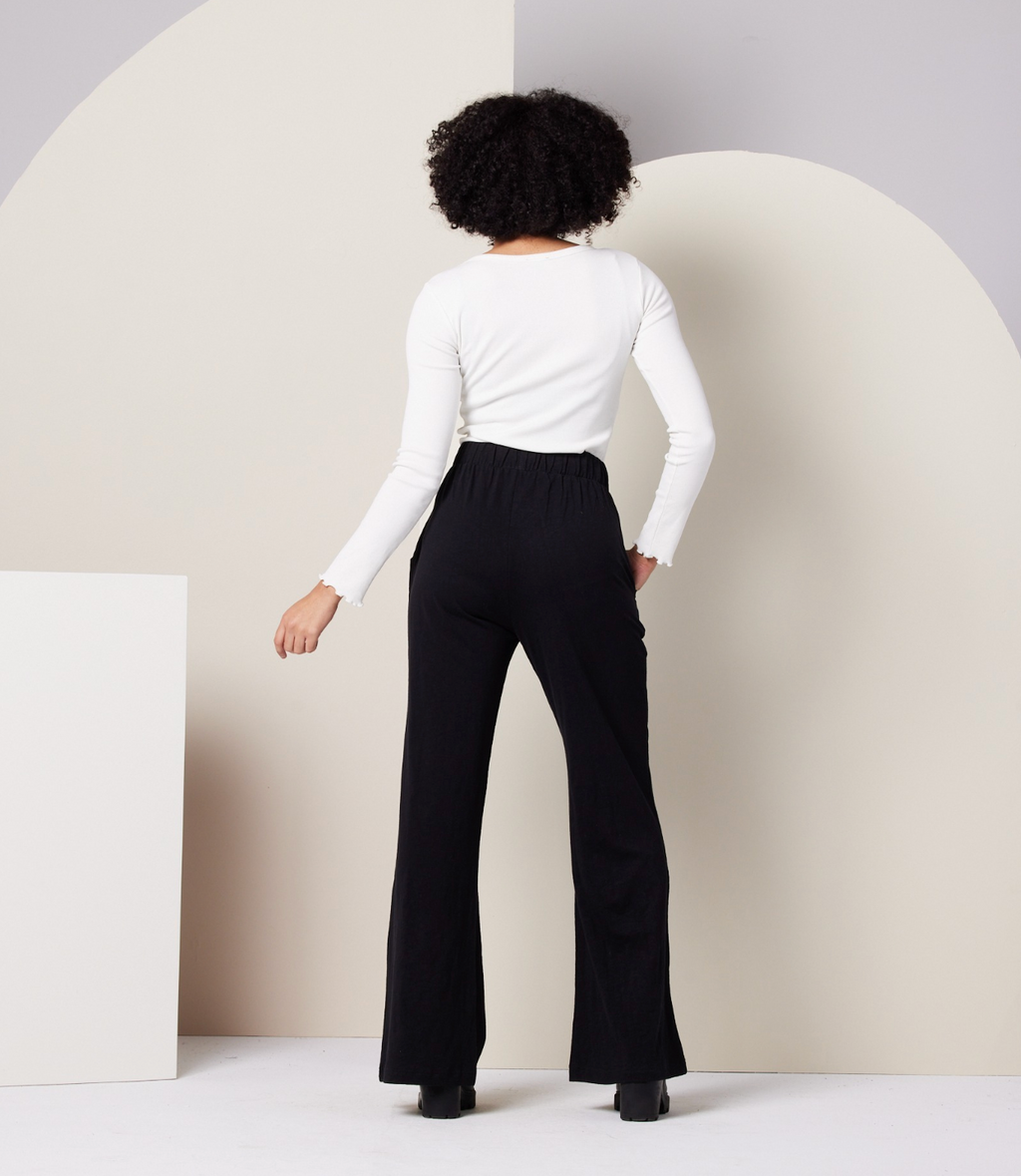 Jill Solid Long Sleeve Tee