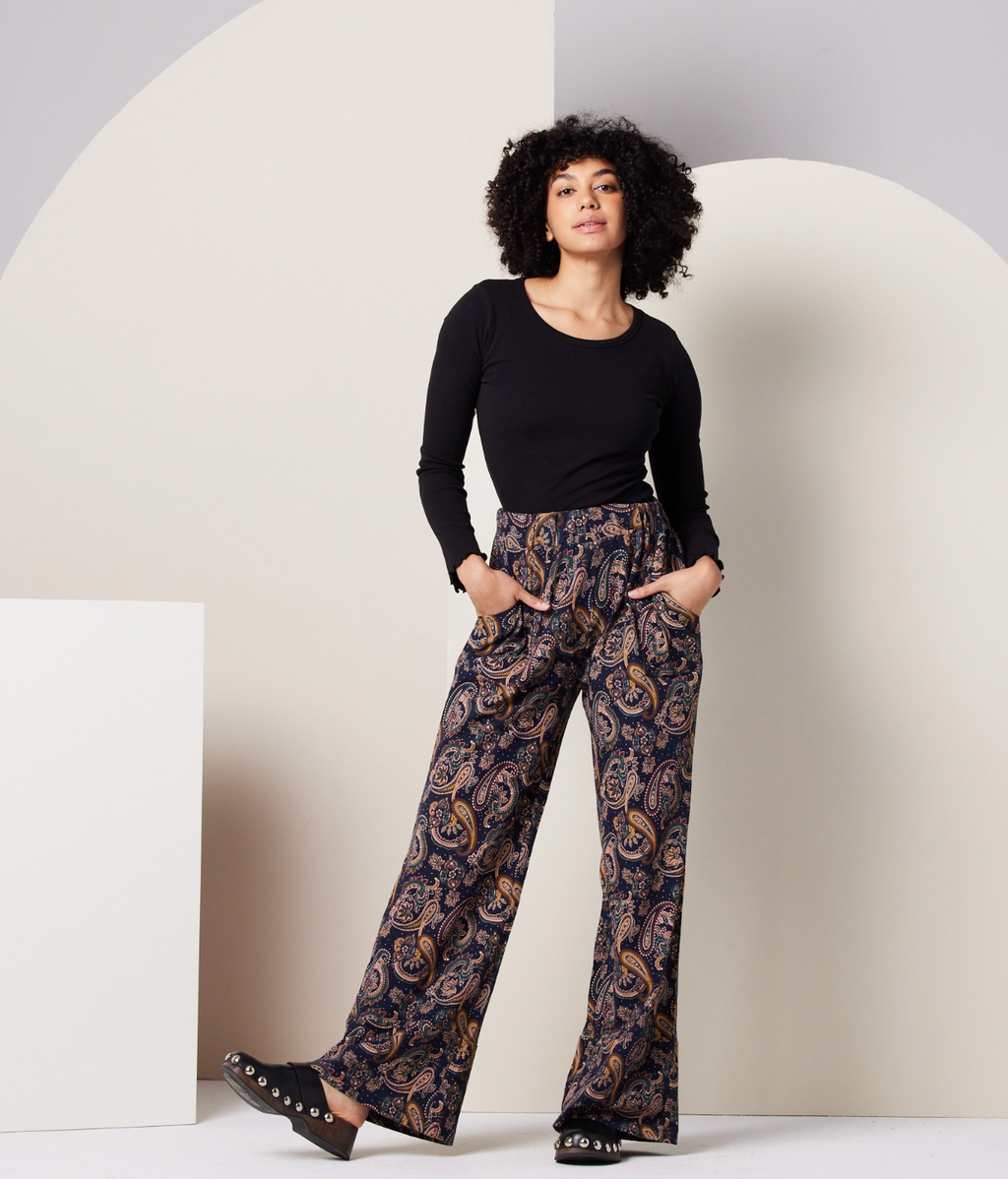 Jill Solid Long Sleeve Tee