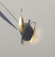 Willow Leaf Threader Earrings