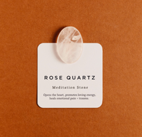 Meditation Stone - Rose Quartz