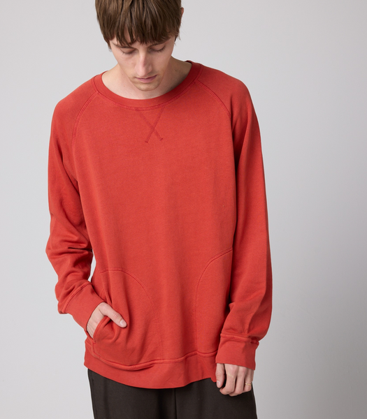 Unisex Pocket Crew Sweatshirt