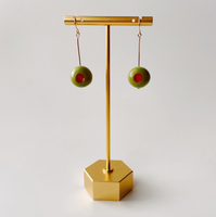 Olive You Dangles | Polymer Clay Earrings