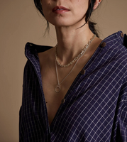 Mulxiply Indigo Hatch Shirt Dress