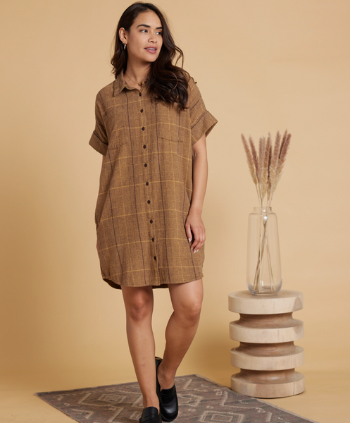 Amaris Dress - Bronze