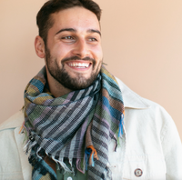 Cowboy Scarf - Night Meadow