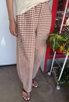 Gingham Arc Pants