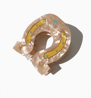 Lucky Horseshoe Hair Clip