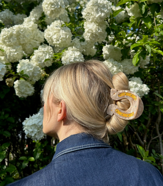Lucky Horseshoe Hair Clip