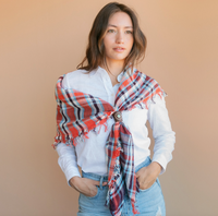 Cowboy Scarf - Ansell in Ruby