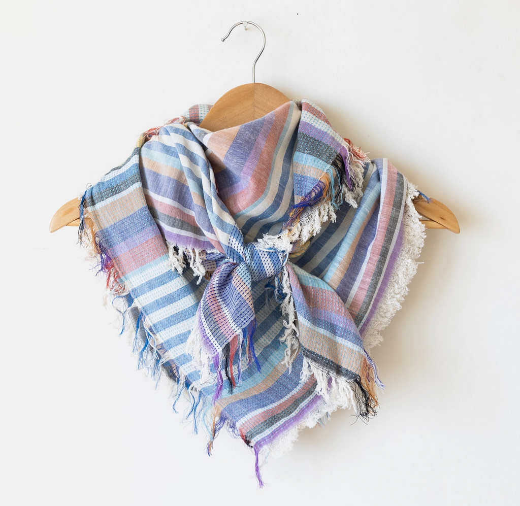 Cowboy Scarf - Olema in Beach Stripe