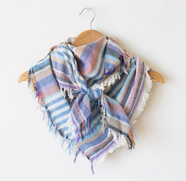 Cowboy Scarf - Olema in Beach Stripe