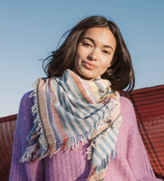 Cowboy Scarf - Olema in Beach Stripe