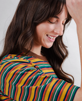 Stripes Squared Tee Multicolor