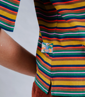 Stripes Squared Tee Multicolor