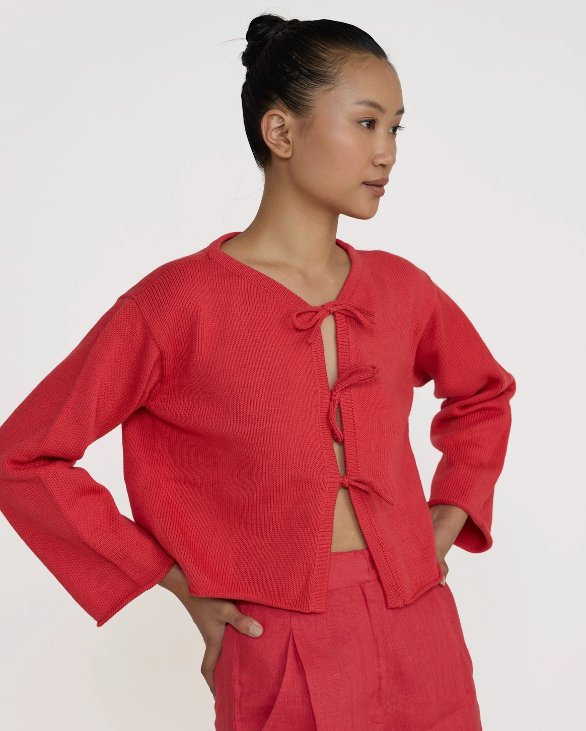 Tie Front Cardigan