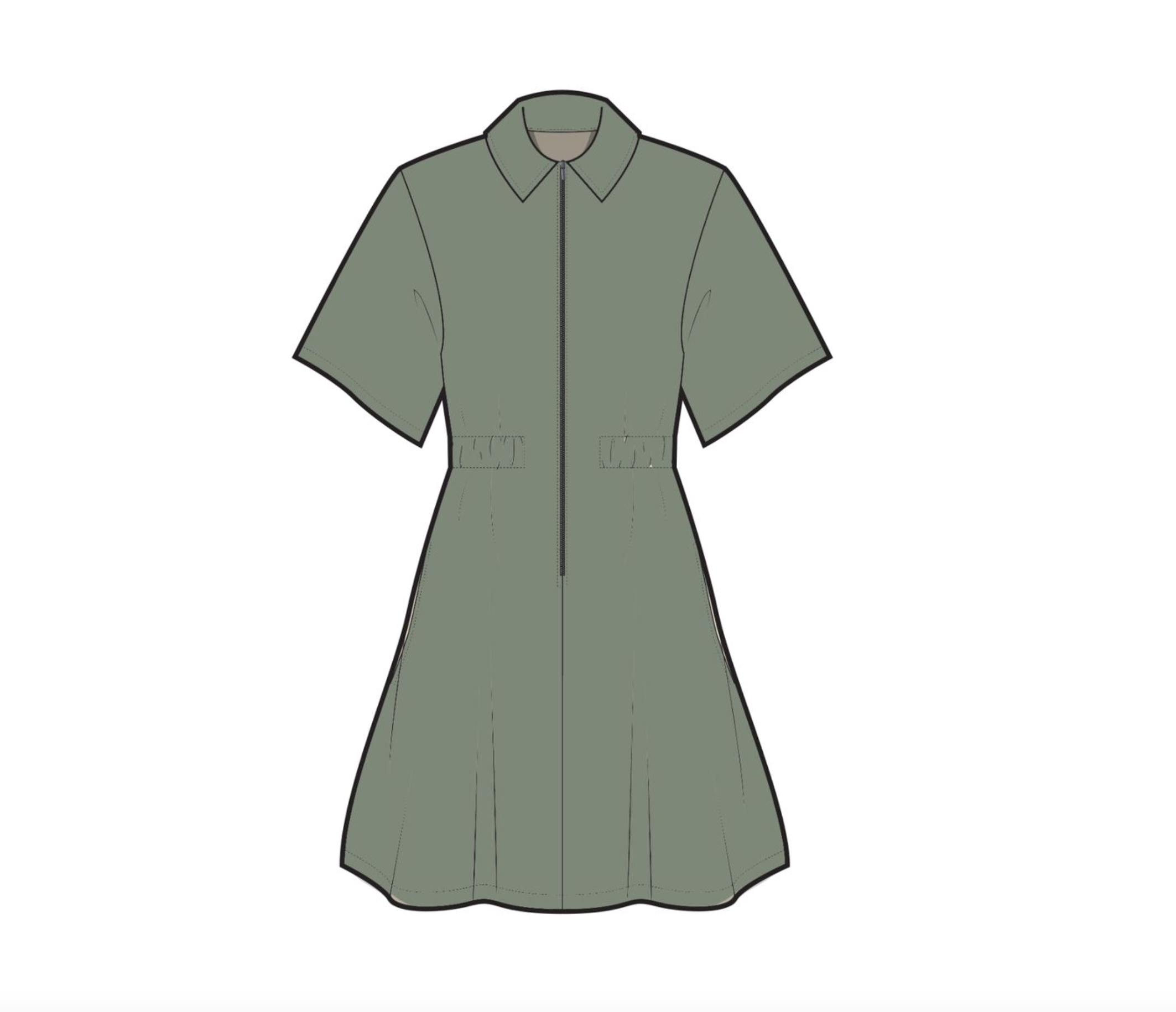 Short Utility Dress