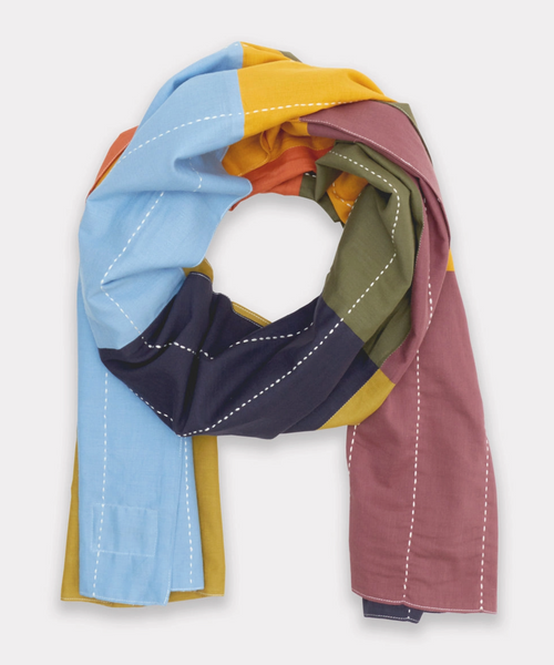 Colorblock Straight Scarf