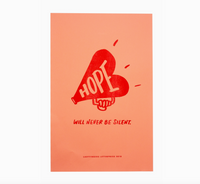 Hope Will Never Be Silent Protest Poster