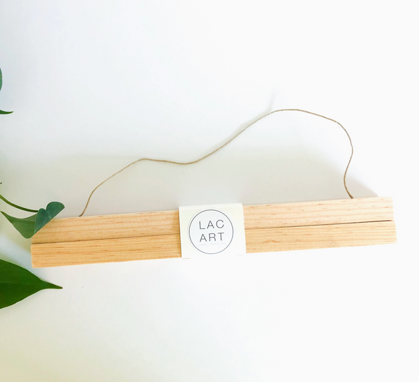 Minimalistic Wooden Magnetic Picture Hanger