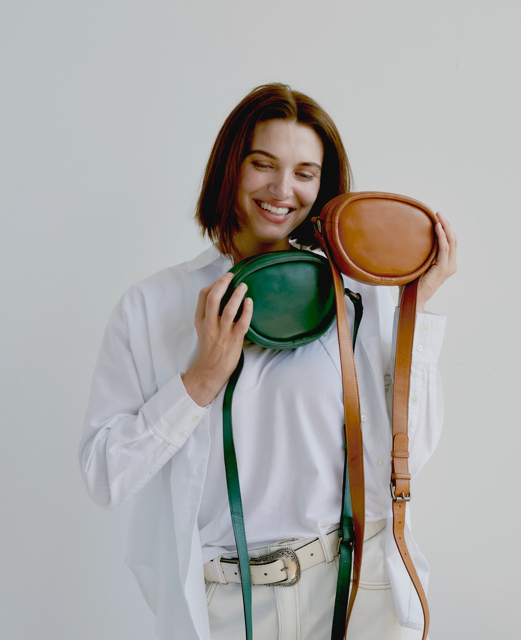 Mundo Leather Crossbody Bag