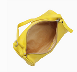 Twyla Leather Crossbody - Lemon