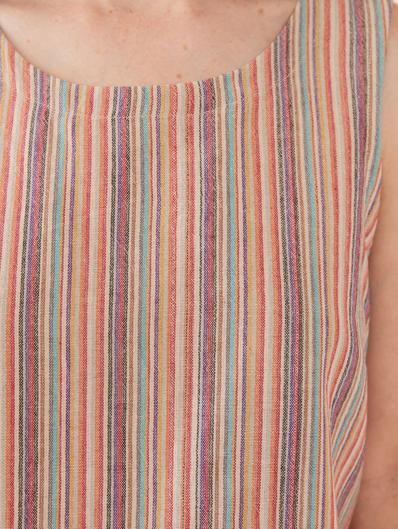 Neko Tank - Confetti Stripe