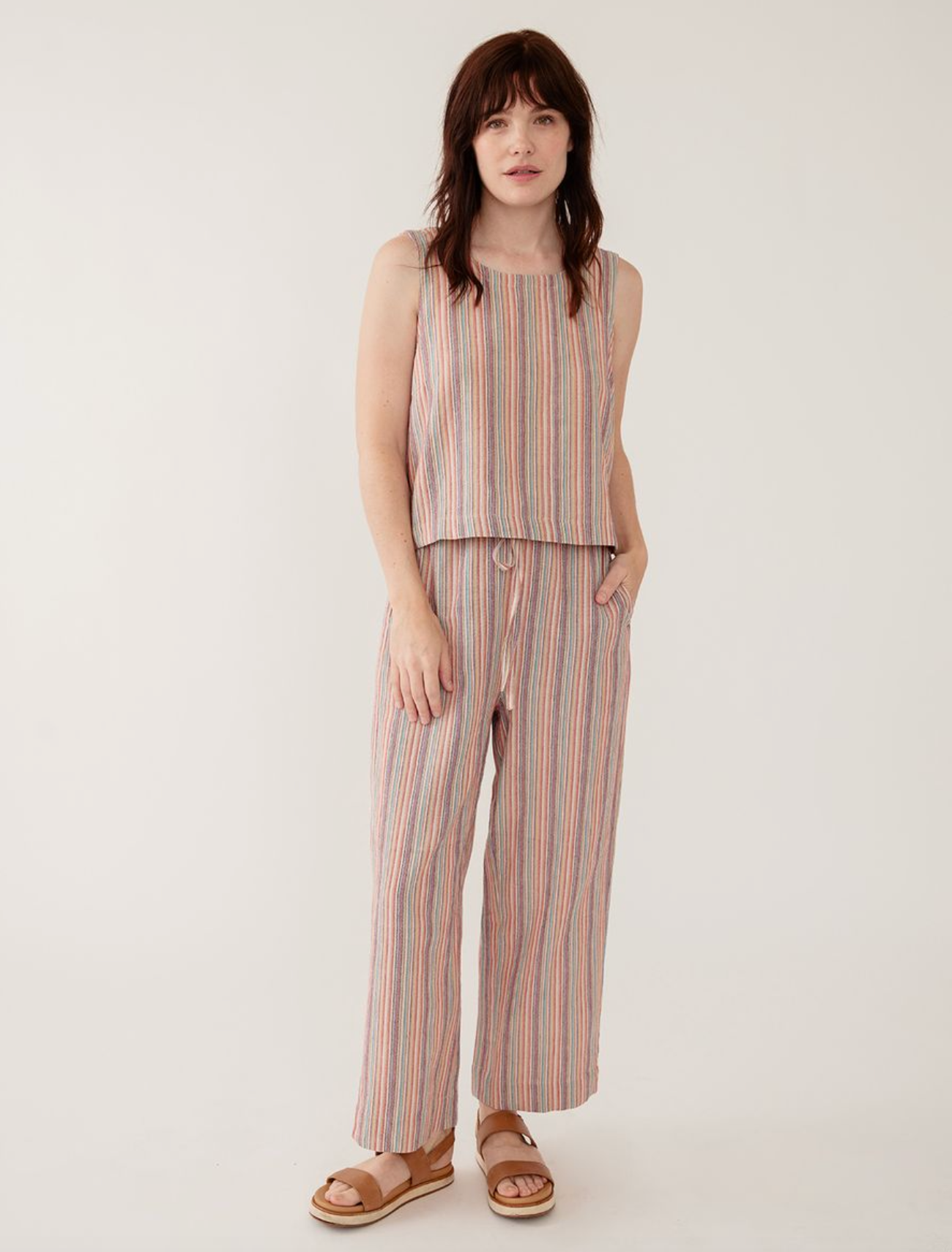 Emmy Stripe Drawstring Pant
