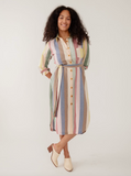 Sutton Shirtdress - Vintage Rainbow