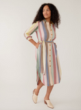 Sutton Shirtdress - Vintage Rainbow
