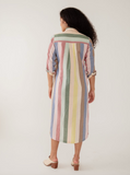 Sutton Shirtdress - Vintage Rainbow