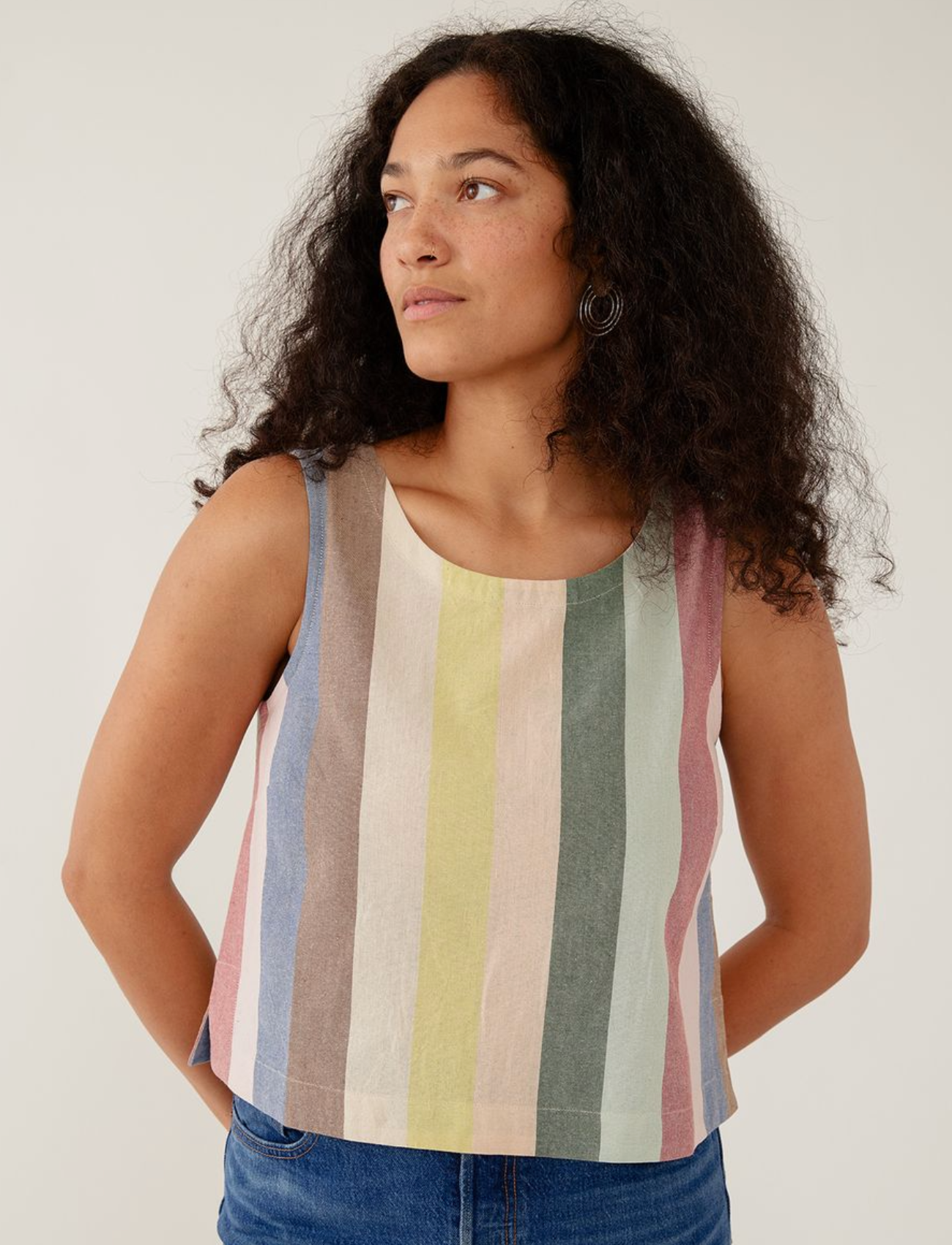 Neko Tank - Vintage Rainbow