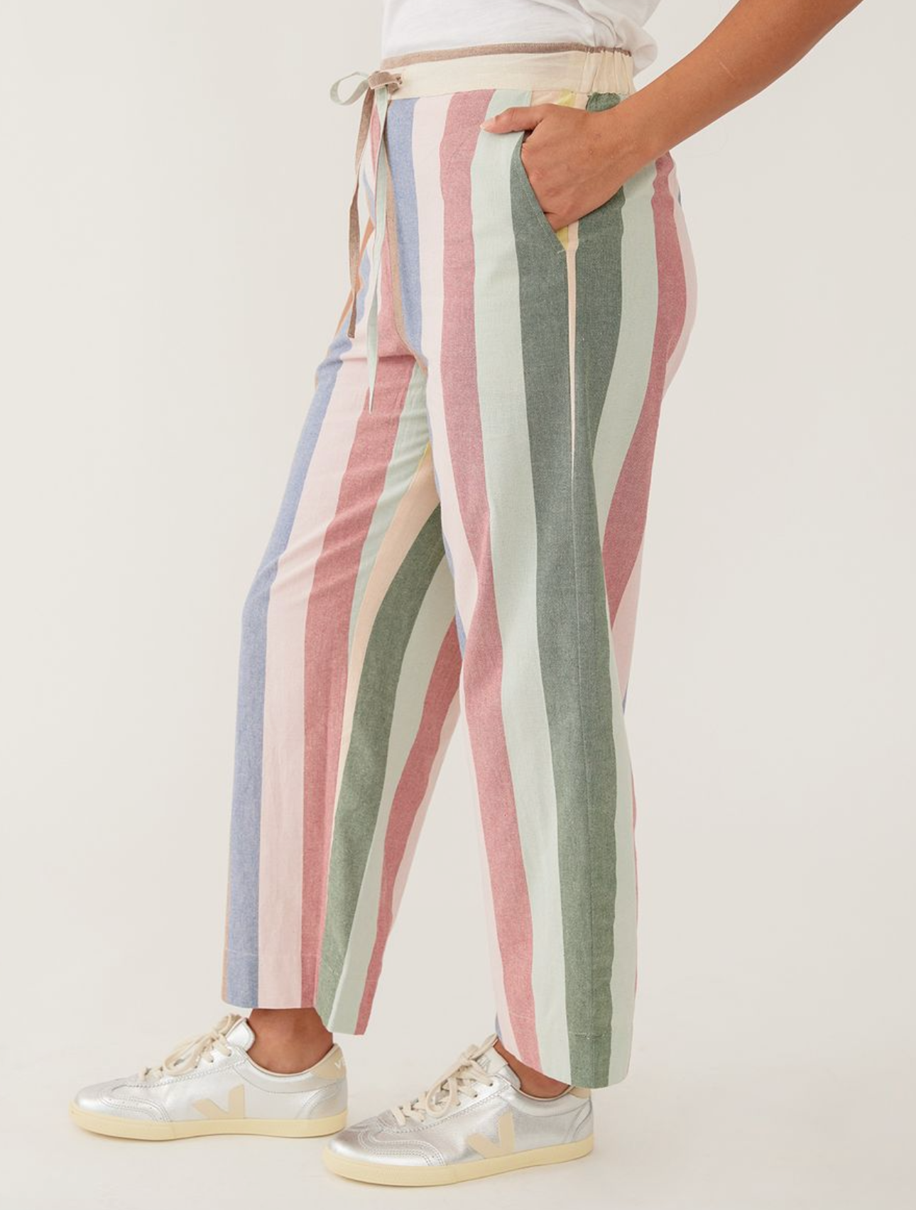 Emmy Stripe Drawstring Pant