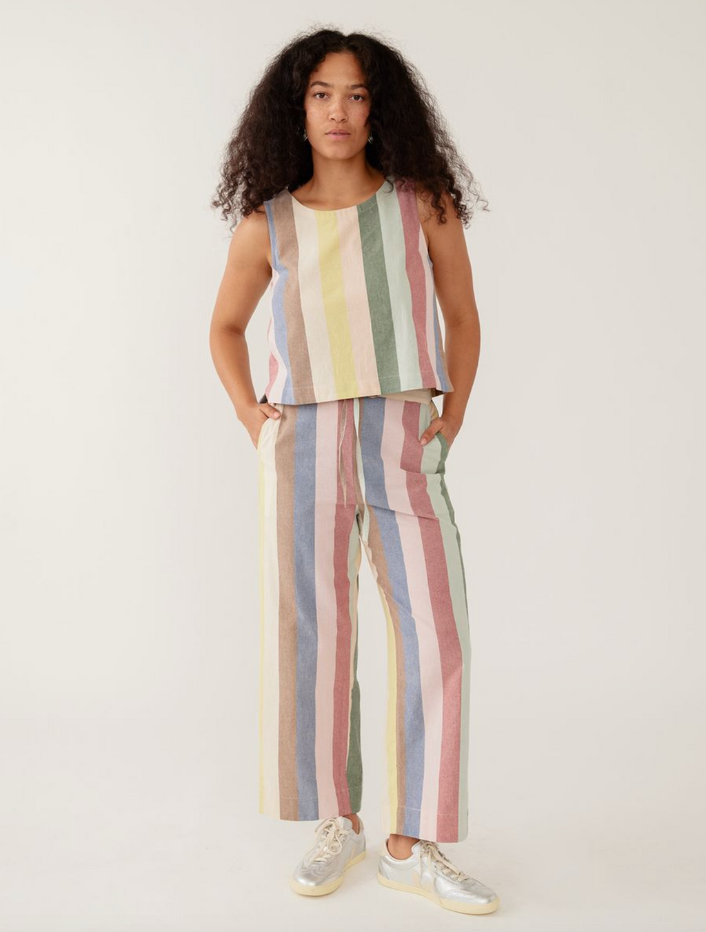 Emmy Stripe Drawstring Pant