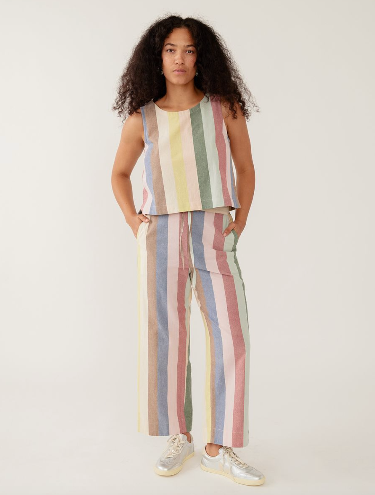 Emmy Stripe Drawstring Pant