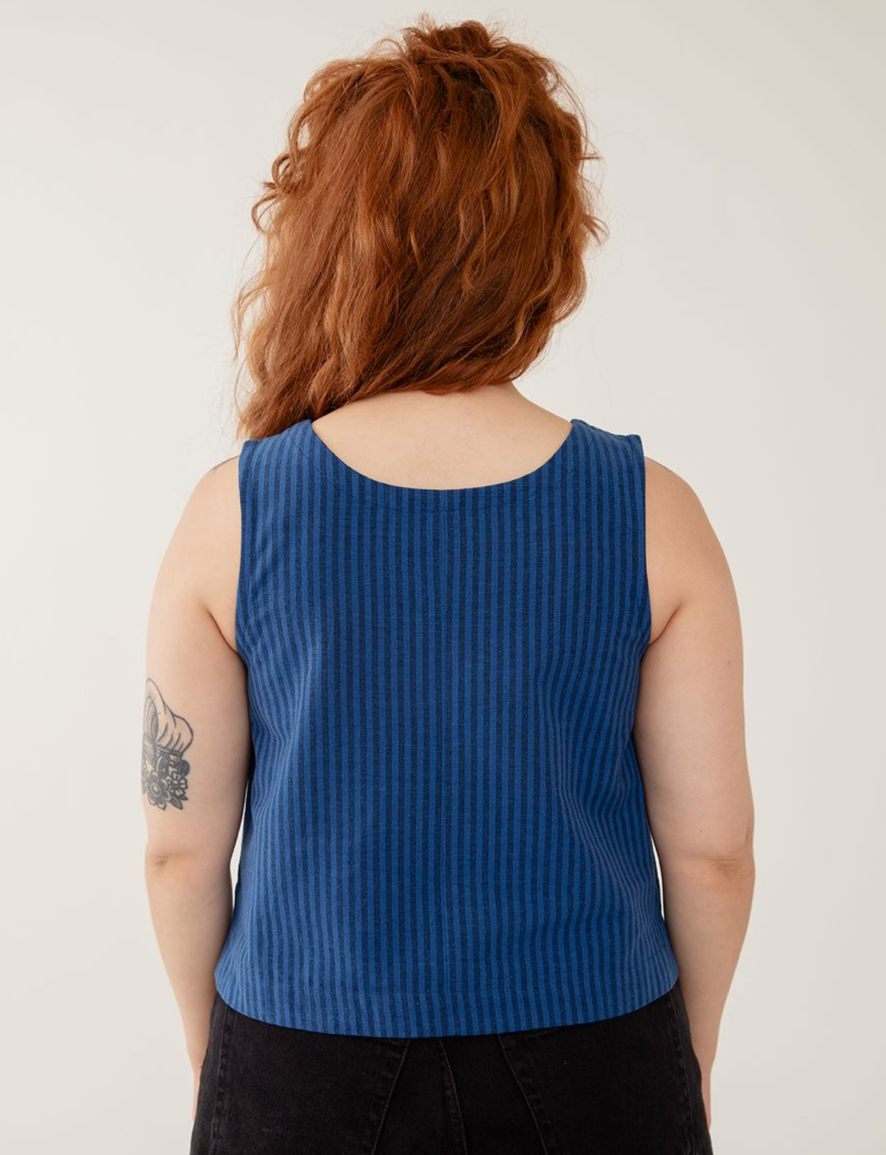 Neko Tank - Cerulean Stripe